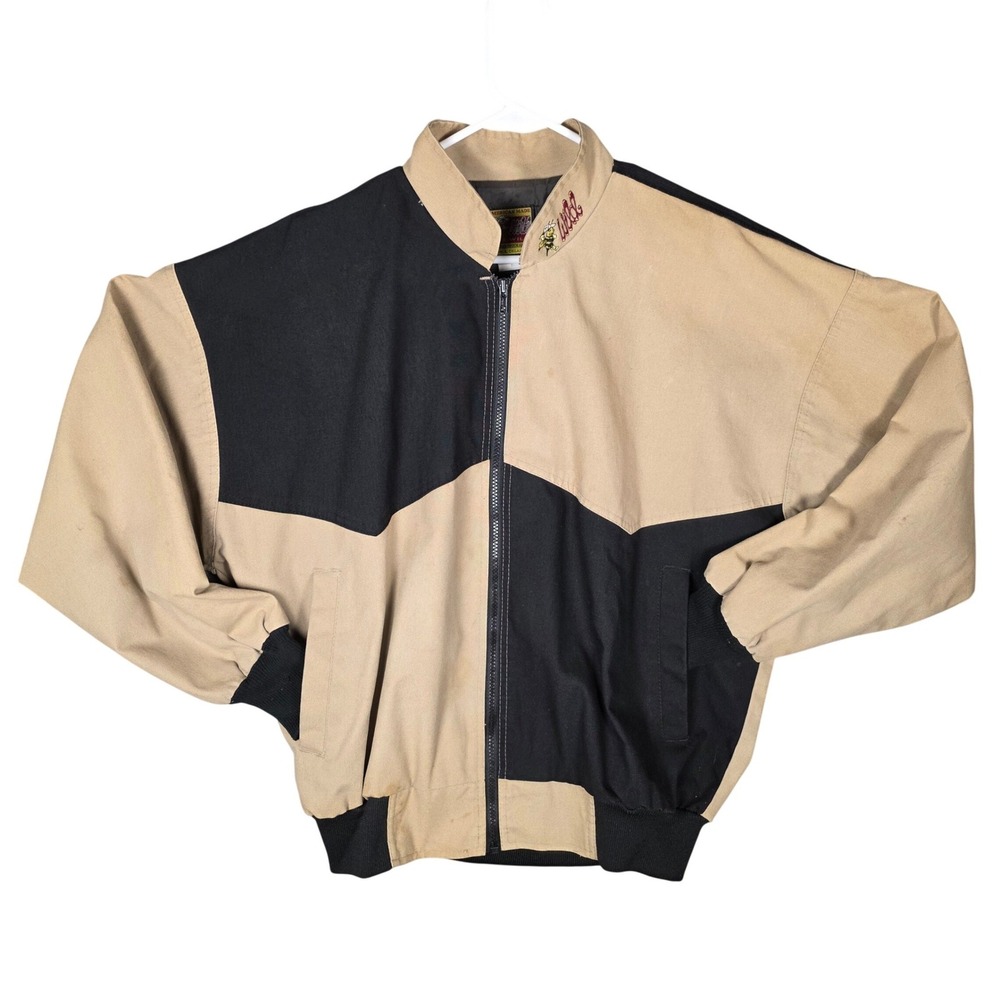 Vintage Bee-Wild‎ Western Color Block Jacket USA Made Mens L Full Zip
